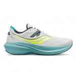 8r Saucony S20759-15 Triumph 20 running shoe - offwhite/ciel/yellow/grey 